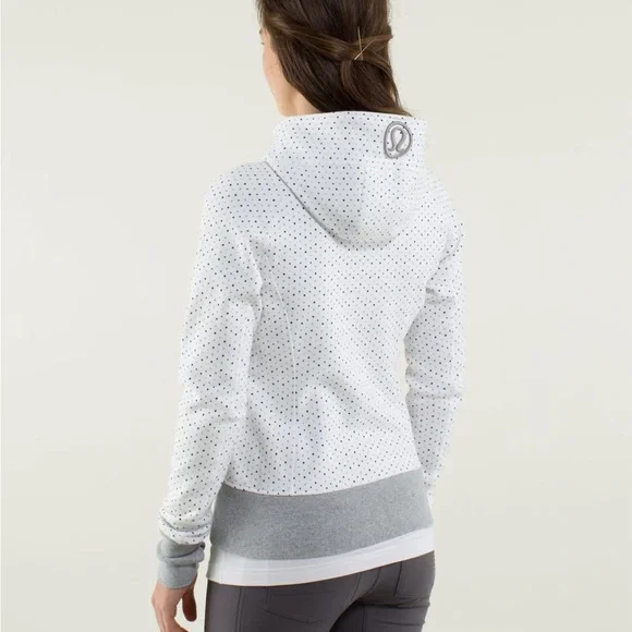 Gray Polka Dot Hoodie - Picture 4 of 8